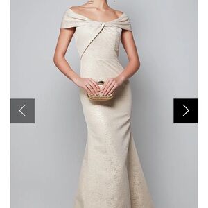 NWT gold mother of the bride gown